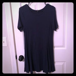 Navy T-shirt Dress Small